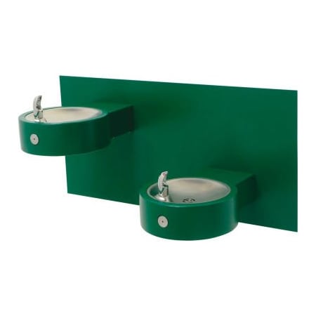 Acorn Controls Murdock Barrier Free Freeze Resistant Bi-Level Wall Mount Outdoor Drinking Fountain GRD65-BP6-FRA4